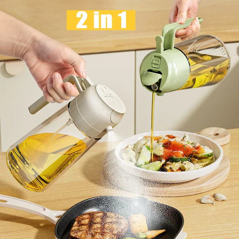 2 in 1 Glass Oil Sprayer Dispenser™