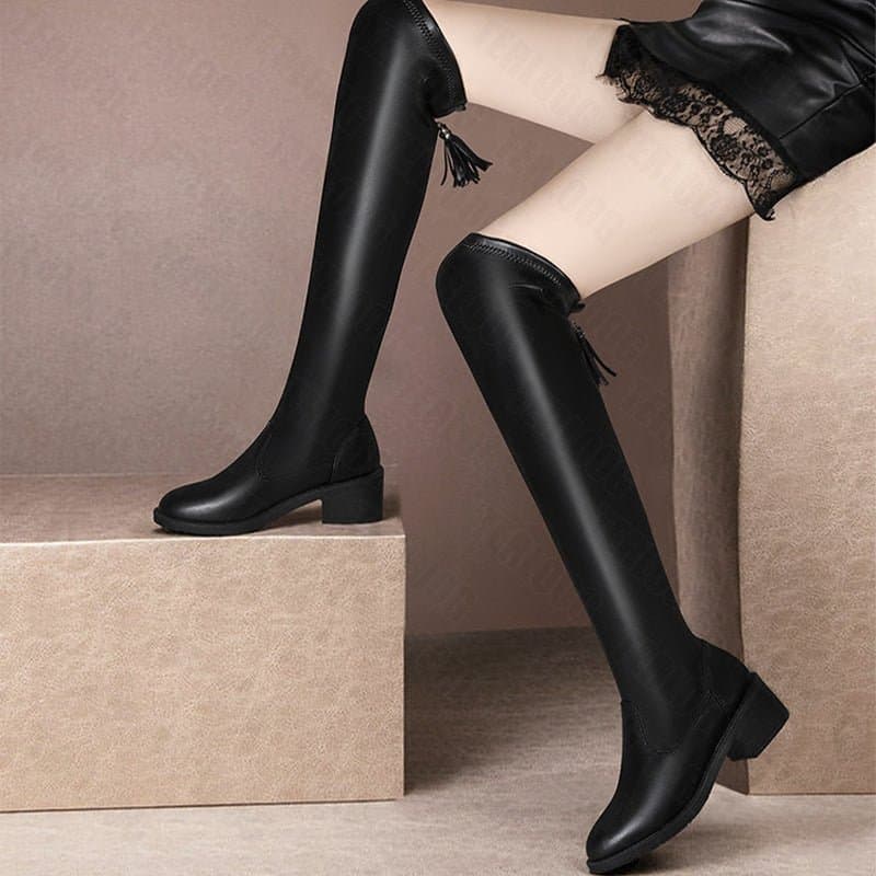 Leillant - Soft And Comfortable Leather Wool Boots For Women™