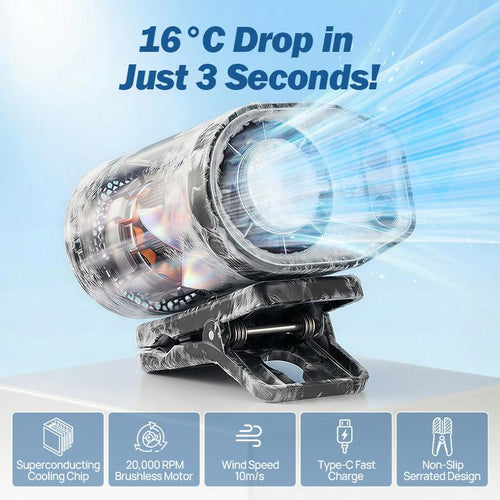 ClipAC ™ - Portable AC Fan
