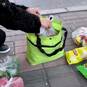 2 In 1 Foldable Waterproof Shopping Cart - TumTum