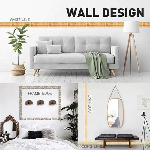 3D Wall Edging  Self Bond Environmental Protection 3D Wall Edging Strip™