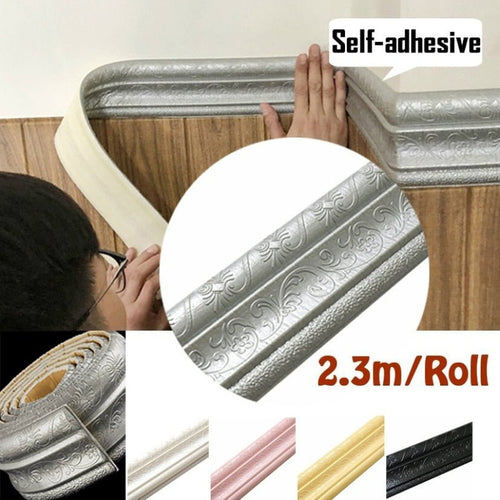 3D Wall Edging  Self Bond Environmental Protection 3D Wall Edging Strip™