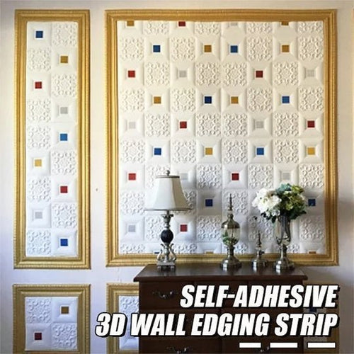 3D Wall Edging  Self Bond Environmental Protection 3D Wall Edging Strip™