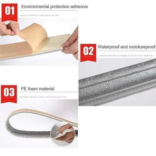 3D Wall Edging  Self Bond Environmental Protection 3D Wall Edging Strip™