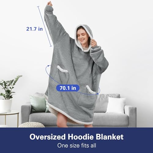 Flannel Blanket with Sleeves Winter™