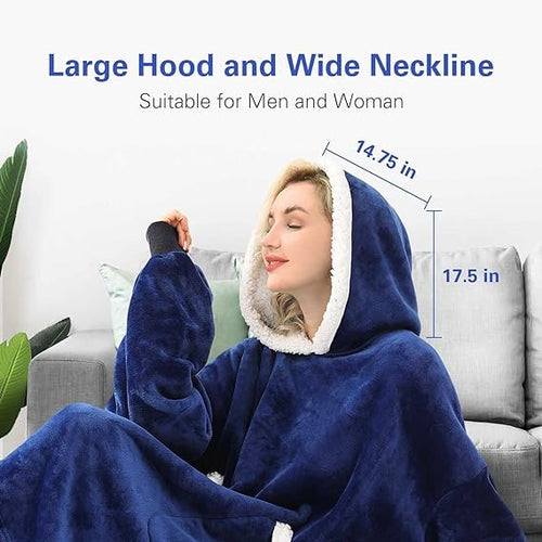 Flannel Blanket with Sleeves Winter™