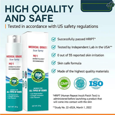 ScarRemove Advanced Scar Spray For All Types of Scars - For example Acne Scars. Surgical Scars and Stretch Marks ™