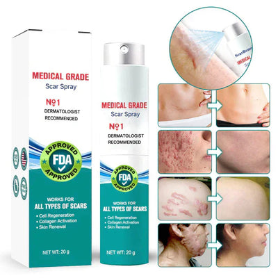 ScarRemove Advanced Scar Spray For All Types of Scars - For example Acne Scars. Surgical Scars and Stretch Marks ™