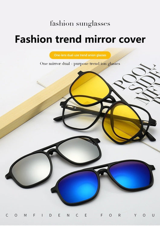 6 IN 1 POLARIZED SUNGLASSES - TumTum
