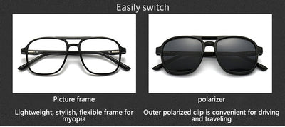 6 IN 1 POLARIZED SUNGLASSES - TumTum