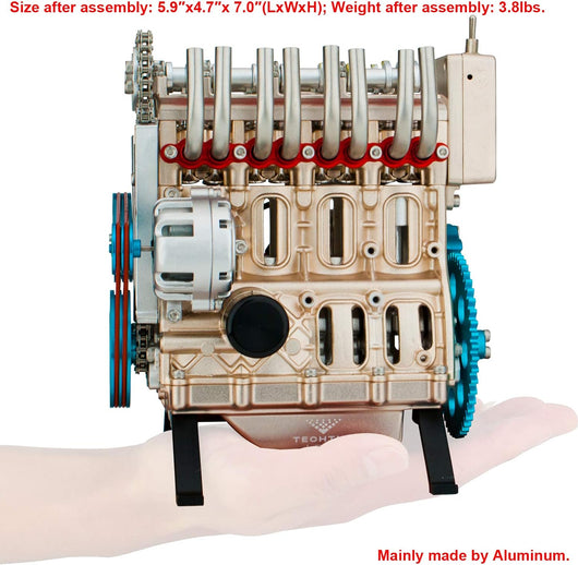 GearFusion - V8 Mechanical Metal Assembly Diy Car Engine Model 500 Pcs™