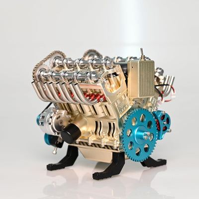 GearFusion - V8 Mechanical Metal Assembly Diy Car Engine Model 500 Pcs™
