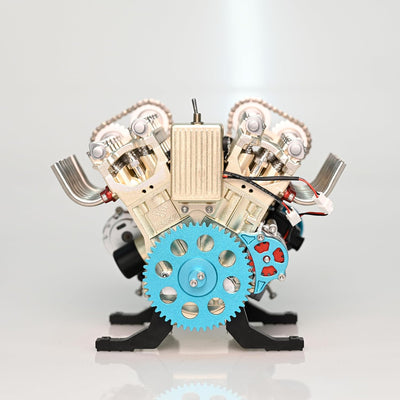 GearFusion - V8 Mechanical Metal Assembly Diy Car Engine Model 500 Pcs™