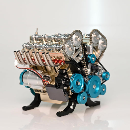 GearFusion - V8 Mechanical Metal Assembly Diy Car Engine Model 500 Pcs™