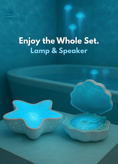 Lumina  Ocean Star Full Kit Offer Shell Lamp  Retro Wave Speaker™