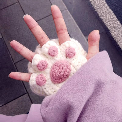 KittyKnit - Cat Paw Knitted Gloves™