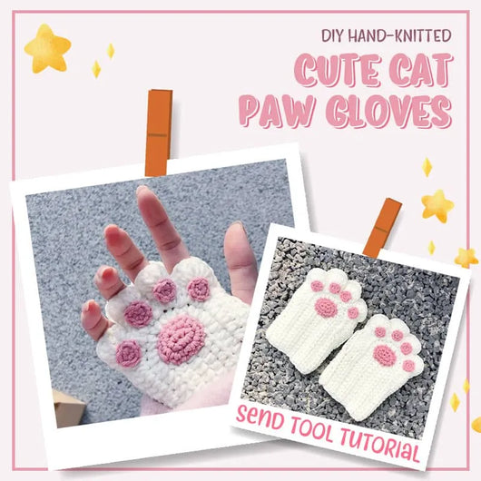 KittyKnit - Cat Paw Knitted Gloves™