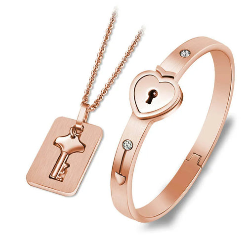 LoveLock - Stainless Steel Key Pendant Necklace™