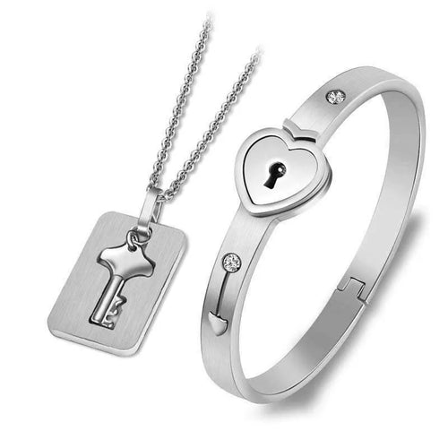 LoveLock - Stainless Steel Key Pendant Necklace™