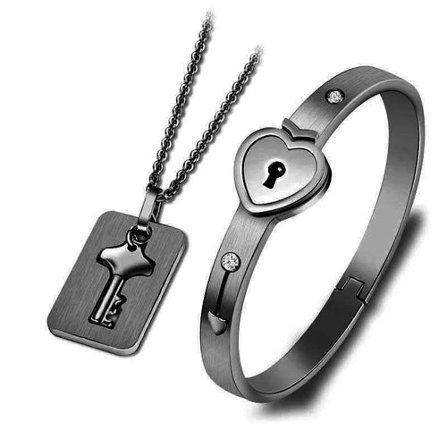 LoveLock - Stainless Steel Key Pendant Necklace™