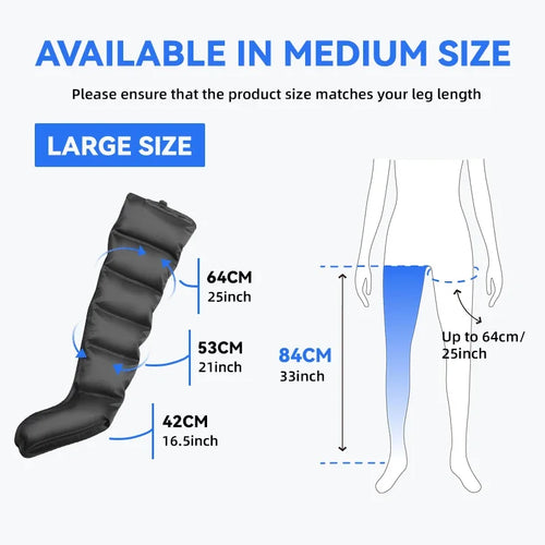 Relaxing Air Massage Boots [2 pcs - Full Kit]