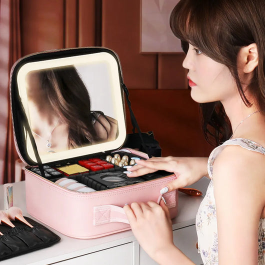 GlowGuard - Smart LED Cosmetic Bag™