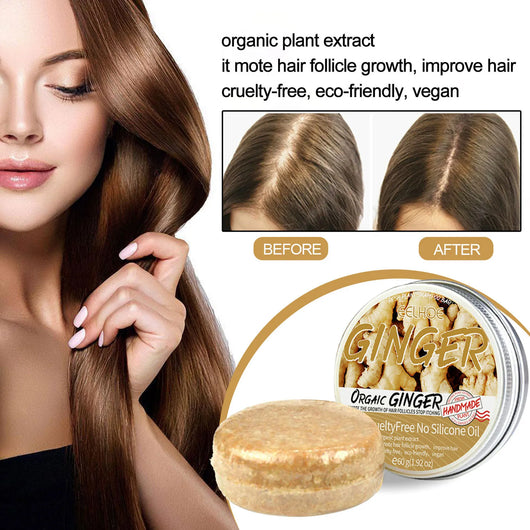 OrganicRoots - Ginger Hair Regrowth Shampoo Bar™