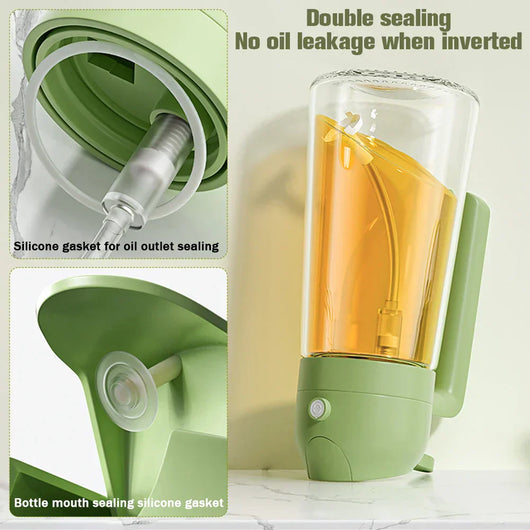 2 in 1 Glass Oil Sprayer  Dispenser™