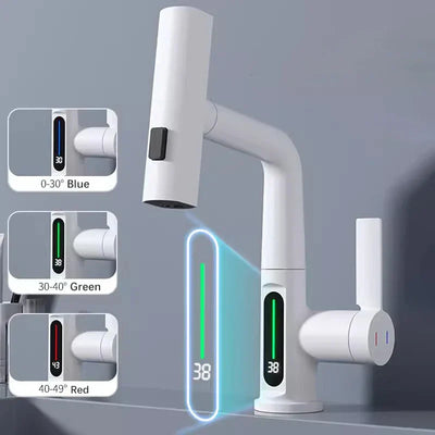 LuxFlow - Multifunctional Digital Display Pull-out Faucet™
