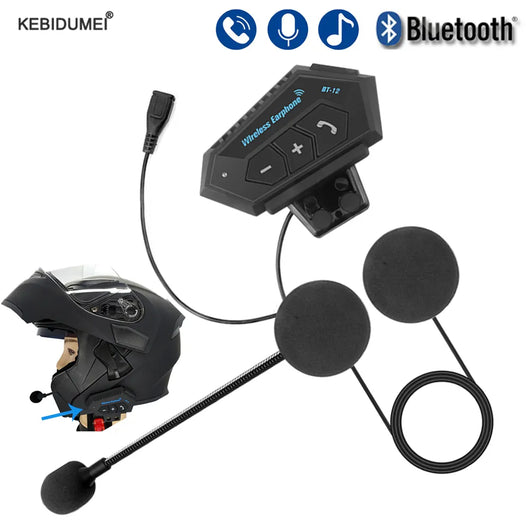 AT12 Motorcycle Helmet Bluetooth Headset™