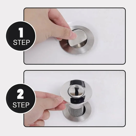FaucetEase - Stainless Steel Floor Drain Filter™