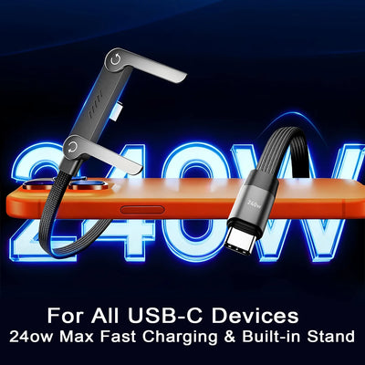 FlexiCharge™ | 2-in-1 Cable Stand