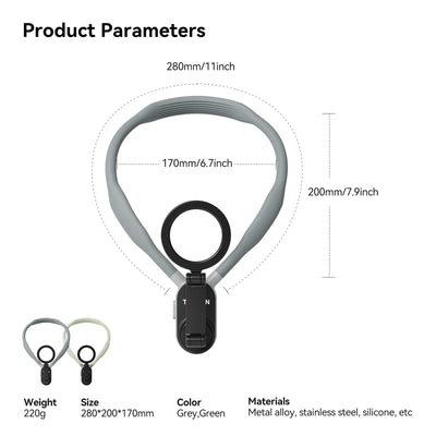 NeckCam - Magnetized Neck Mount for Phones™
