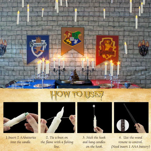 WandFlame - LED Candles with Magic Wand Remote™