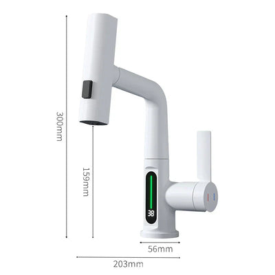 LuxFlow - Multifunctional Digital Display Pull-out Faucet™