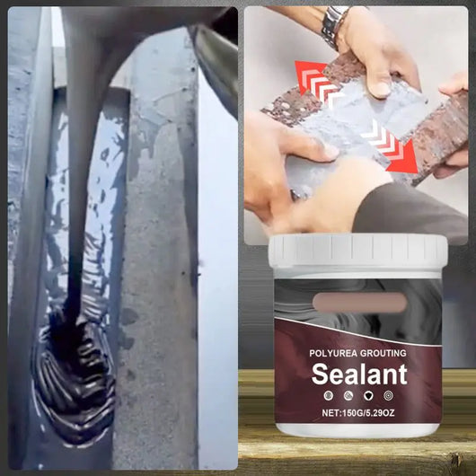 Water-Resistant Polyurethane Grouting Sealer - Crack  Leak Fix™