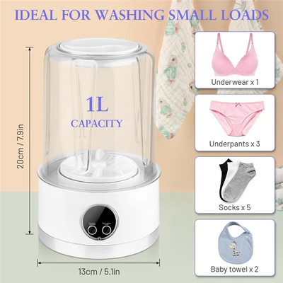 Compact Small Washing Machine™