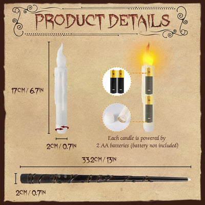 WandFlame - LED Candles with Magic Wand Remote™