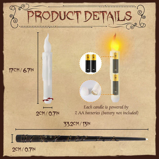 WandFlame - LED Candles with Magic Wand Remote™