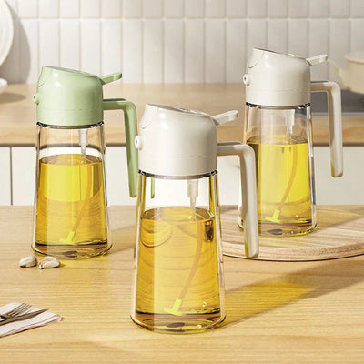 2 in 1 Glass Oil Sprayer  Dispenser™