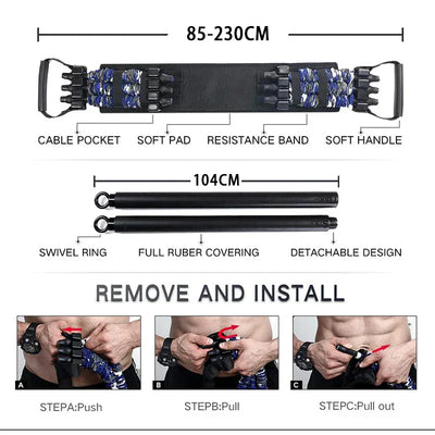 PowerBands - Exercise Band And Bar Kit™