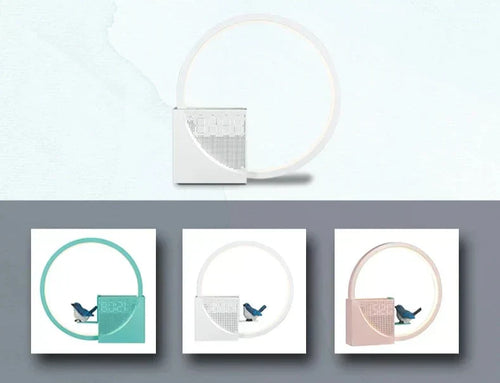 SonicGlow - Round Table Lamp with Wireless Speaker™