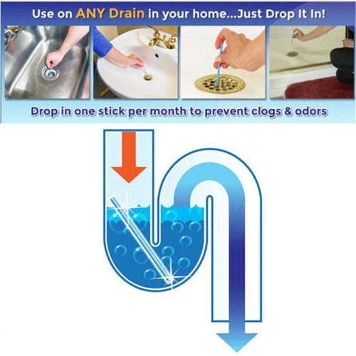 Magic Drain Cleaner Sticks