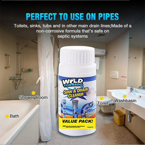 Buy 1 Get 1 Free Powerful Sink and Drain Cleaner Powder Fast Shipping™