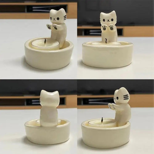 MeowGlow - Cute Kitten Candle Holder™