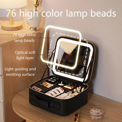 GlowGuard - Smart LED Cosmetic Bag™