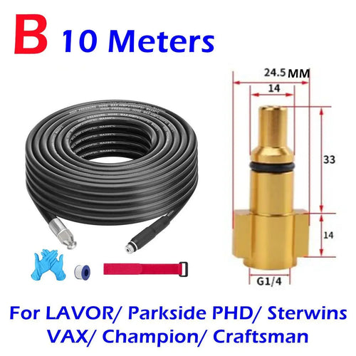 High Pressure Drainage Cleaning Kit™