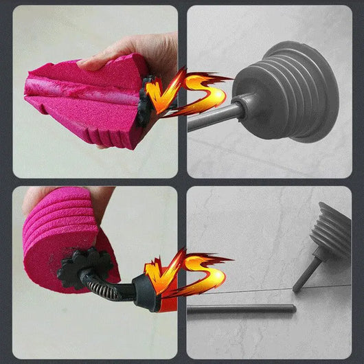 TurboPlunge - High Pressure Toilet Dredging Plunger™