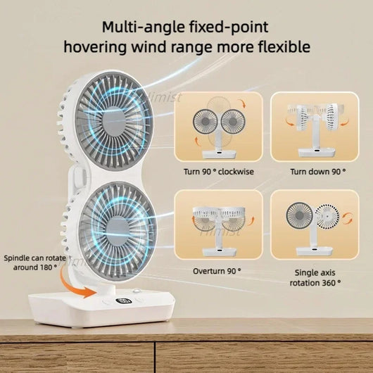 TwinFlow - Double Head Small Fan™