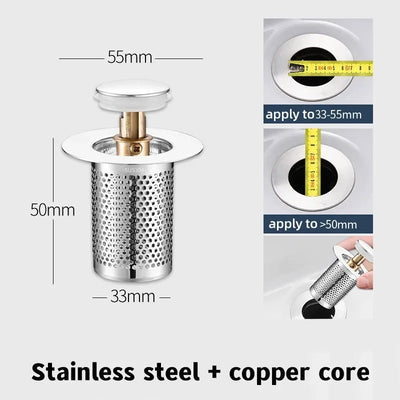 FaucetEase - Stainless Steel Floor Drain Filter™